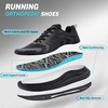 image:imageOrthopedic Road Running Shoes for Womens Comfortable Casual Arch Support Plantar Fasciitis Flat Feet Tennis Walking Shoes Orthotic Supportive Athletic Sports Sneakers for Foot Heel Pain ReliefW1black