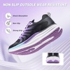 image:imageOrthopedic Road Running Shoes for Womens Comfortable Casual Arch Support Plantar Fasciitis Flat Feet Tennis Walking Shoes Orthotic Supportive Athletic Sports Sneakers for Foot Heel Pain ReliefW4dark Purple