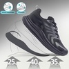 image:imageOrthopedic Road Running Shoes for Womens Comfortable Casual Arch Support Plantar Fasciitis Flat Feet Tennis Walking Shoes Orthotic Supportive Athletic Sports Sneakers for Foot Heel Pain ReliefW1black