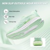 image:imageOrthopedic Road Running Shoes for Womens Comfortable Casual Arch Support Plantar Fasciitis Flat Feet Tennis Walking Shoes Orthotic Supportive Athletic Sports Sneakers for Foot Heel Pain ReliefW3light Green