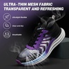 image:imageOrthopedic Road Running Shoes for Womens Comfortable Casual Arch Support Plantar Fasciitis Flat Feet Tennis Walking Shoes Orthotic Supportive Athletic Sports Sneakers for Foot Heel Pain ReliefW4dark Purple