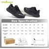 image:imageOrthopedic Road Running Shoes for Womens Comfortable Casual Arch Support Plantar Fasciitis Flat Feet Tennis Walking Shoes Orthotic Supportive Athletic Sports Sneakers for Foot Heel Pain ReliefW1black