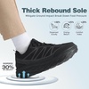 image:imageOrthopedic Shoes for Men Diabetic Wide Comfortable Casual Arch Support Plantar Fasciitis Fashion Sneakers Work Tennis Orthotic High Arch Swollen Feet Walking Shoes for Foot Heel PainK1black