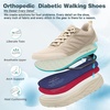 image:imageOrthopedic Shoes for Men Diabetic Wide Comfortable Casual Arch Support Plantar Fasciitis Fashion Sneakers Work Tennis Orthotic High Arch Swollen Feet Walking Shoes for Foot Heel PainK2beige