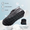 image:imageOrthopedic Shoes for Men Diabetic Wide Comfortable Casual Arch Support Plantar Fasciitis Fashion Sneakers Work Tennis Orthotic High Arch Swollen Feet Walking Shoes for Foot Heel PainK1black