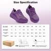 image:imageWomens Orthopedic Diabetic Walking Shoes Wide Toe Box Comfortable Casual Arch Support Plantar Fasciitis Orthotic Sneakers High Arch Swollen Work Tennis Sports Shoes for Foot and Heel Pain ReliefK2purple