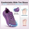 image:imageWomens Orthopedic Diabetic Walking Shoes Wide Toe Box Comfortable Casual Arch Support Plantar Fasciitis Orthotic Sneakers High Arch Swollen Work Tennis Sports Shoes for Foot and Heel Pain ReliefK2purple