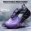 image:imageWomens Orthopedic Diabetic Wide Running Shoes Comfortable Breathable Arch Support Plantar Fasciitis Sport Sneakers Casual High Arch Orthotic Work Tennis Walking Shoes for Foot and Heel Pain ReliefK3black Purple