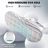 image:imageWomens Orthopedic Diabetic Wide Running Shoes Comfortable Breathable Arch Support Plantar Fasciitis Sport Sneakers Casual High Arch Orthotic Work Tennis Walking Shoes for Foot and Heel Pain ReliefK2white