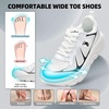image:imageWomens Orthopedic Diabetic Wide Running Shoes Comfortable Breathable Arch Support Plantar Fasciitis Sport Sneakers Casual High Arch Orthotic Work Tennis Walking Shoes for Foot and Heel Pain ReliefK2white