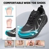 image:imageWomens Orthopedic Diabetic Wide Running Shoes Comfortable Breathable Arch Support Plantar Fasciitis Sport Sneakers Casual High Arch Orthotic Work Tennis Walking Shoes for Foot and Heel Pain ReliefK1black