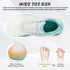 image:imageWomens Orthopedic Diabetic Wide Running Shoes Comfortable Casual Arch Support Plantar Fasciitis Orthotic Sneakers High Arch Swollen Work Tennis Sports Shoes for Foot and Heel Pain ReliefK2blueWhite