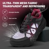 image:imageWomens Orthopedic Diabetic Wide Running Shoes Comfortable Casual Arch Support Plantar Fasciitis Orthotic Sneakers High Arch Swollen Work Tennis Sports Shoes for Foot and Heel Pain ReliefK2rose Red Gray