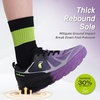image:imageWomens Orthopedic Diabetic Wide Running Shoes Comfortable Casual Arch Support Plantar Fasciitis Sports Sneakers High Arch Orthotic Work Tennis Walking Shoes for Foot and Heel Pain ReliefK3black Purple