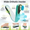image:imageWomens Orthopedic Diabetic Wide Running Shoes Comfortable Casual Arch Support Plantar Fasciitis Sports Sneakers High Arch Orthotic Work Tennis Walking Shoes for Foot and Heel Pain ReliefK2white