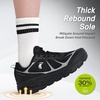 image:imageWomens Orthopedic Diabetic Wide Running Shoes Comfortable Casual Arch Support Plantar Fasciitis Sports Sneakers High Arch Orthotic Work Tennis Walking Shoes for Foot and Heel Pain ReliefK1black