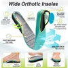 image:imageWomens Orthopedic Diabetic Wide Running Shoes Comfortable Casual Arch Support Plantar Fasciitis Sports Sneakers High Arch Orthotic Work Tennis Walking Shoes for Foot and Heel Pain ReliefK4gray