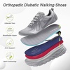 image:imageWomens Orthopedic Diabetic Wide Running Shoes Comfortable Casual Arch Support Plantar Fasciitis Sports Sneakers High Arch Orthotic Work Tennis Walking Shoes for Foot and Heel Pain ReliefK4gray