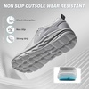 image:imageWomens Orthopedic Diabetic Wide Running Shoes Comfortable Casual Arch Support Plantar Fasciitis Sports Sneakers High Arch Orthotic Work Tennis Walking Shoes for Foot and Heel Pain ReliefK4gray