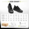 image:imageWomens Orthopedic Diabetic Wide Running Shoes Comfortable Casual Arch Support Plantar Fasciitis Sports Sneakers Orthotic Swollen Feet Work Tennis Walking Shoes for Ankle and Heel Pain ReliefK1black