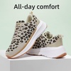 image:imageWomens Orthopedic Fashion Sneakers with Arch Support Comfortable Cushion Flat Feet Shoes for Plantar Fasciitis Orthotic Supportive Casual Thick Sole Sneakers for Ankle and Foot Pain ReliefW7leoperd