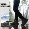 image:imageWomens Orthopedic Mid Trekking Hiking Boots Comfortable Plantar Fasciitis Ankle Support Workout Walking Running Shoes Orthotic Work Sport Waterproof Trail Sneakers for Feet and Heel Pain ReliefW1black