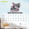 image:imageWomens Orthopedic Mid Trekking Hiking Boots Comfortable Plantar Fasciitis Ankle Support Workout Walking Running Shoes Orthotic Work Sport Waterproof Trail Sneakers for Feet and Heel Pain ReliefW2grey