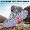 image:imageWomens Orthopedic Mid Trekking Hiking Boots Comfortable Plantar Fasciitis Ankle Support Workout Walking Running Shoes Orthotic Work Sport Waterproof Trail Sneakers for Feet and Heel Pain ReliefW2grey