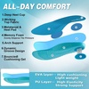 image:imageWomens Orthopedic Road Running Shoes Comfortable Arch Support Plantar Fasciitis Orthotic Athletic Sports Sneakers Casual Flat Feet High Arch Tennis Work Walking Shoes for Foot Heel and Pain ReliefW2blue