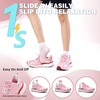 image:imageWomens Orthopedic Road Running Shoes Comfortable Arch Support Plantar Fasciitis Orthotic Athletic Sports Sneakers Casual Flat Feet High Arch Tennis Work Walking Shoes for Foot Heel and Pain ReliefW4pink