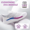 image:imageWomens Orthopedic Road Running Shoes Comfortable Arch Support Plantar Fasciitis Orthotic Slip OnOff Sports Sneakers Casual Standing Flat Feet Tennis Walking Shoes for Foot Heel and Pain ReliefW1white