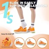 image:imageWomens Orthopedic Road Running Shoes Comfortable Arch Support Plantar Fasciitis Orthotic Slip OnOff Sports Sneakers Casual Standing Flat Feet Tennis Walking Shoes for Foot Heel and Pain ReliefW3orange