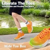 image:imageWomens Orthopedic Road Running Shoes Comfortable Arch Support Plantar Fasciitis Orthotic Slip OnOff Sports Sneakers Casual Standing Flat Feet Tennis Walking Shoes for Foot Heel and Pain ReliefW3orange
