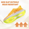 image:imageWomens Orthopedic Road Running Shoes Comfortable Arch Support Plantar Fasciitis Orthotic Slip OnOff Sports Sneakers Casual Standing Flat Feet Tennis Walking Shoes for Foot Heel and Pain ReliefW3orange