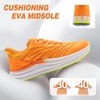 image:imageWomens Orthopedic Road Running Shoes Comfortable Arch Support Plantar Fasciitis Orthotic Slip OnOff Sports Sneakers Casual Standing Flat Feet Tennis Walking Shoes for Foot Heel and Pain ReliefW3orange