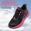 image:imageWomens Orthopedic Road Running Shoes Comfortable Arch Support Plantar Fasciitis Orthotic Sports Exercise Fashion Sneakers Casual Flat Feet Tennis Work Walking Shoes for Foot and Heel PainW1black