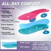 image:imageWomens Orthopedic Road Running Shoes Comfortable Arch Support Plantar Fasciitis Orthotic Sports Exercise Fashion Sneakers Casual Flat Feet Tennis Work Walking Shoes for Foot and Heel PainW2rose Purple