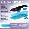 image:imageWomens Orthopedic Road Running Shoes Comfortable Arch Support Plantar Fasciitis Sports Sneakers Casual Orthotic High Arch Flat Feet Tennis Work Walking Shoes for Foot Heel and Pain ReliefW2purple
