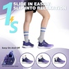 image:imageWomens Orthopedic Road Running Shoes Comfortable Arch Support Plantar Fasciitis Sports Sneakers Casual Orthotic High Arch Flat Feet Tennis Work Walking Shoes for Foot Heel and Pain ReliefW2purple