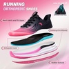 image:imageWomens Orthopedic Road Running Shoes Comfortable Arch Support Plantar Fasciitis Sports Sneakers Casual Orthotic High Arch Flat Feet Tennis Work Walking Shoes for Foot Heel and Pain ReliefW3rose