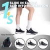 image:imageWomens Orthopedic Road Running Shoes Comfortable Arch Support Plantar Fasciitis Sports Sneakers Casual Orthotic High Arch Flat Feet Tennis Work Walking Shoes for Foot Heel and Pain ReliefW1black