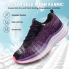 image:imageWomens Orthopedic Road Running Shoes Comfortable Arch Supports Plantar Fasciitis Orthotic Athletic Sneakers Casual Flat Feet High Arch Tennis Sport Walking Shoes for Foot Heel and Pain ReliefW2purple