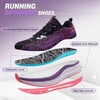 image:imageWomens Orthopedic Road Running Shoes Comfortable Arch Supports Plantar Fasciitis Orthotic Athletic Sneakers Casual Flat Feet High Arch Tennis Sport Walking Shoes for Foot Heel and Pain ReliefW2purple