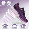 image:imageWomens Orthopedic Road Running Shoes Comfortable Arch Supports Plantar Fasciitis Orthotic Athletic Sneakers Casual Flat Feet High Arch Tennis Sport Walking Shoes for Foot Heel and Pain ReliefW2purple
