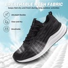 image:imageWomens Orthopedic Road Running Shoes Comfortable Arch Supports Plantar Fasciitis Orthotic Athletic Sneakers Casual Flat Feet High Arch Tennis Sport Walking Shoes for Foot Heel and Pain ReliefW1black