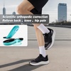 image:imageWomens Orthopedic Road Running Shoes Comfortable Arch Supports Plantar Fasciitis Orthotic Athletic Sneakers Casual Supportive Flat Feet High Arch Walking Shoes for Foot Heel and Pain ReliefW1black