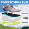 image:imageWomens Orthopedic Road Running Shoes Comfortable Arch Supports Plantar Fasciitis Orthotic Athletic Sneakers Casual Supportive Flat Feet High Arch Walking Shoes for Foot Heel and Pain ReliefW3lotus Pink