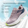 image:imageWomens Orthopedic Road Running Shoes Comfortable Arch Supports Plantar Fasciitis Orthotic Sports Athletic Sneakers Casual Flat Feet High Arch Tennis Work Walking Shoes for Foot Heel and Pain ReliefW3lotus Pink