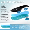 image:imageWomens Orthopedic Road Running Shoes Comfortable Arch Supports Plantar Fasciitis Orthotic Sports Athletic Sneakers Casual Flat Feet High Arch Tennis Work Walking Shoes for Foot Heel and Pain ReliefW1black