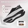 image:imageWomens Orthopedic Road Running Shoes Comfortable Arch Supports Plantar Fasciitis Orthotic Sports Athletic Sneakers Casual Flat Feet High Arch Tennis Work Walking Shoes for Foot Heel and Pain ReliefW1black